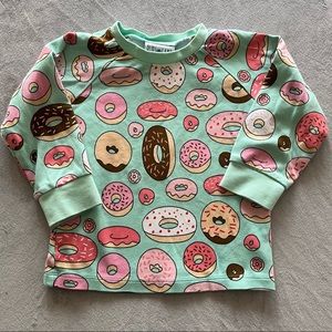 Purl lamb donut print top size 3/4t